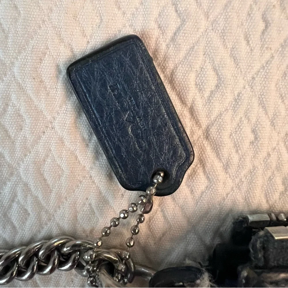 COACH Pebbled Leather Wristlet